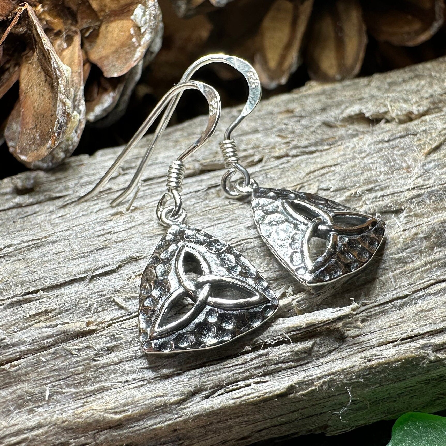 Delphine Trinity Knot Earrings