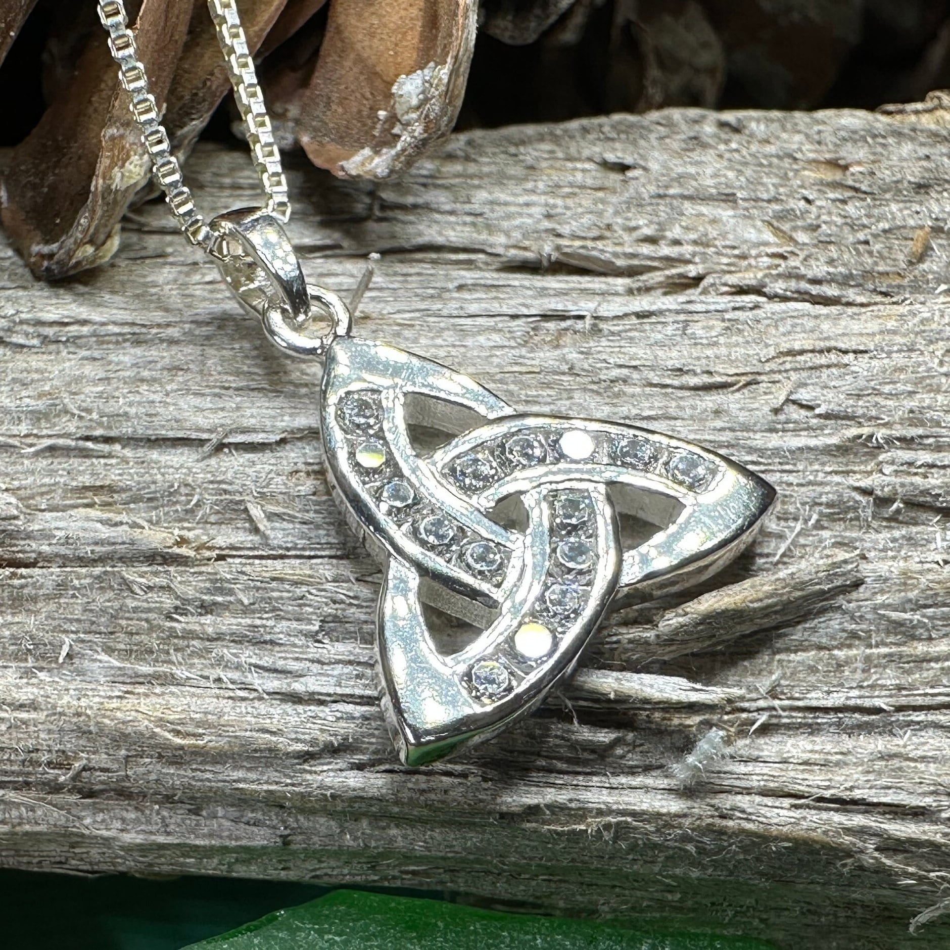Brigetta Trinity Knot Necklace