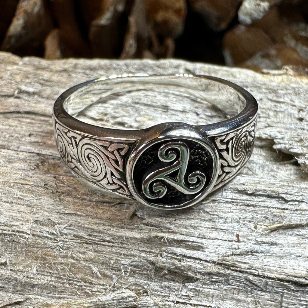 Reeve Celtic Triple Spiral Ring