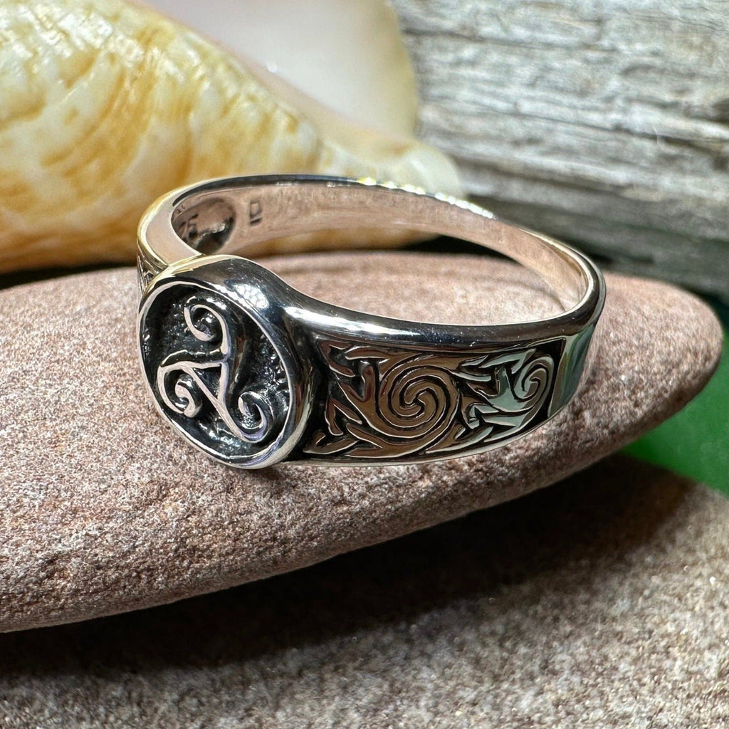 Reeve Celtic Triple Spiral Ring