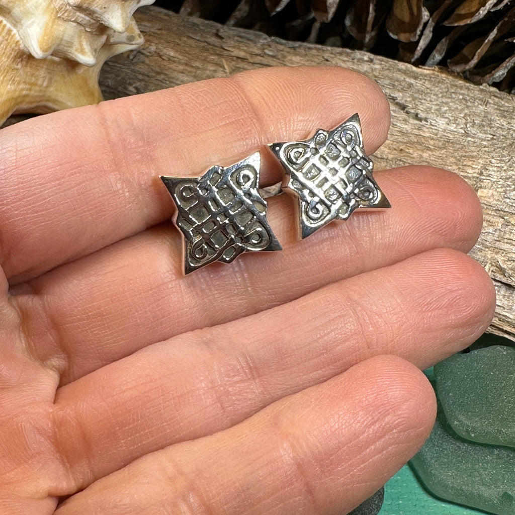 Mulkear Celtic Knot Cuff Links - Handmade in Scotland