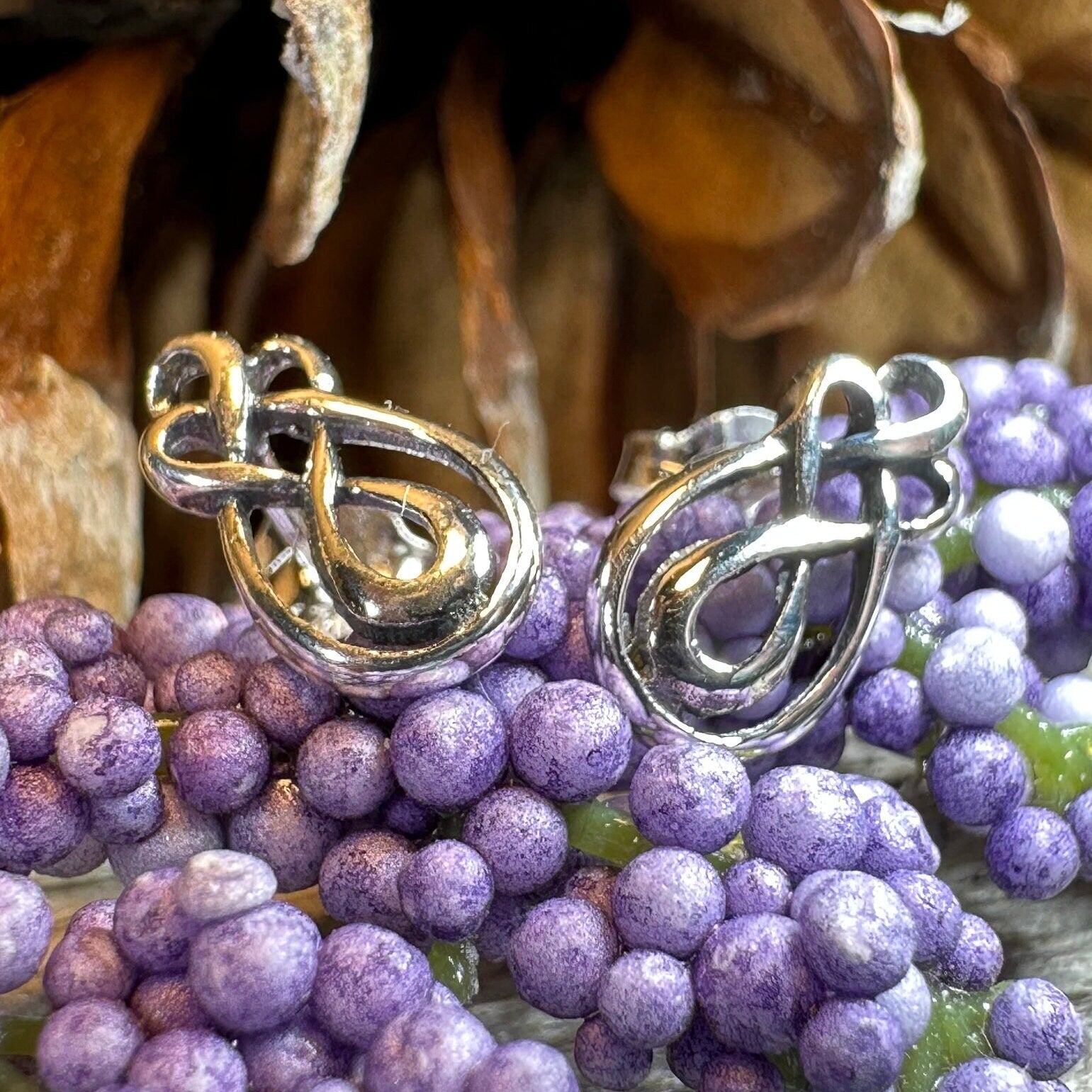 Alyka Celtic Knot Stud Earrings