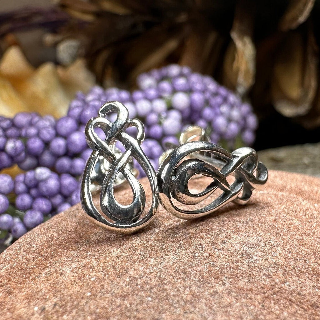 Alyka Celtic Knot Stud Earrings