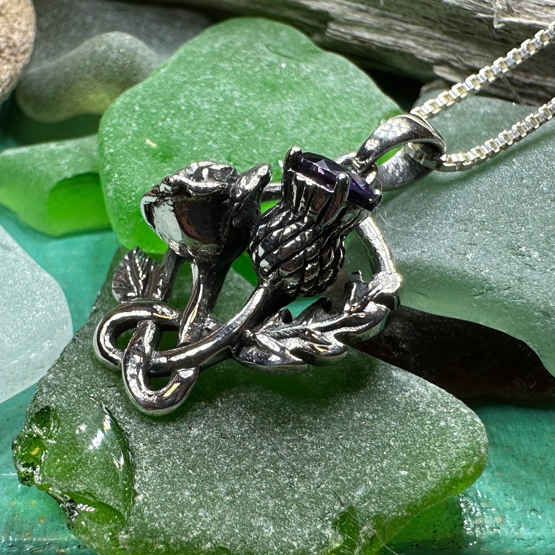 Thistle & Rose Necklace