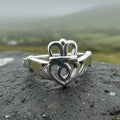 Tallisen Irish Claddagh Ring in Sterling Silver