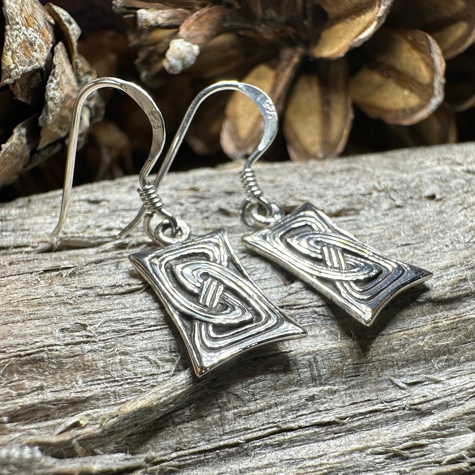 Silvergael Celtic Knot Earrings