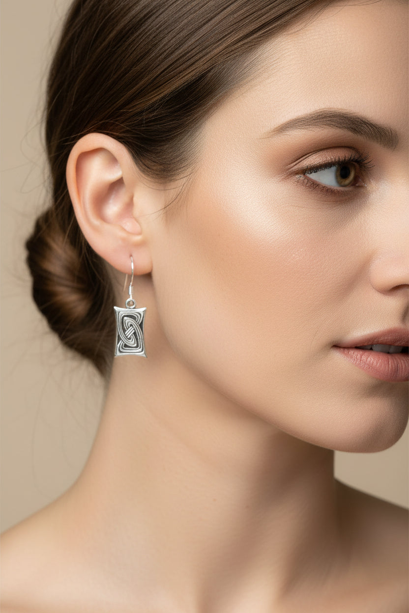 Silvergael Celtic Knot Earrings