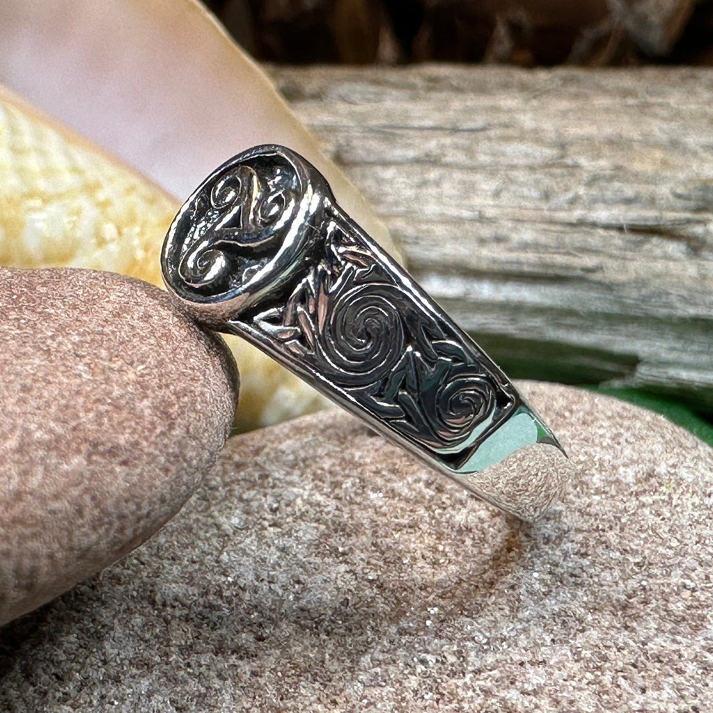 Reeve Celtic Triple Spiral Ring