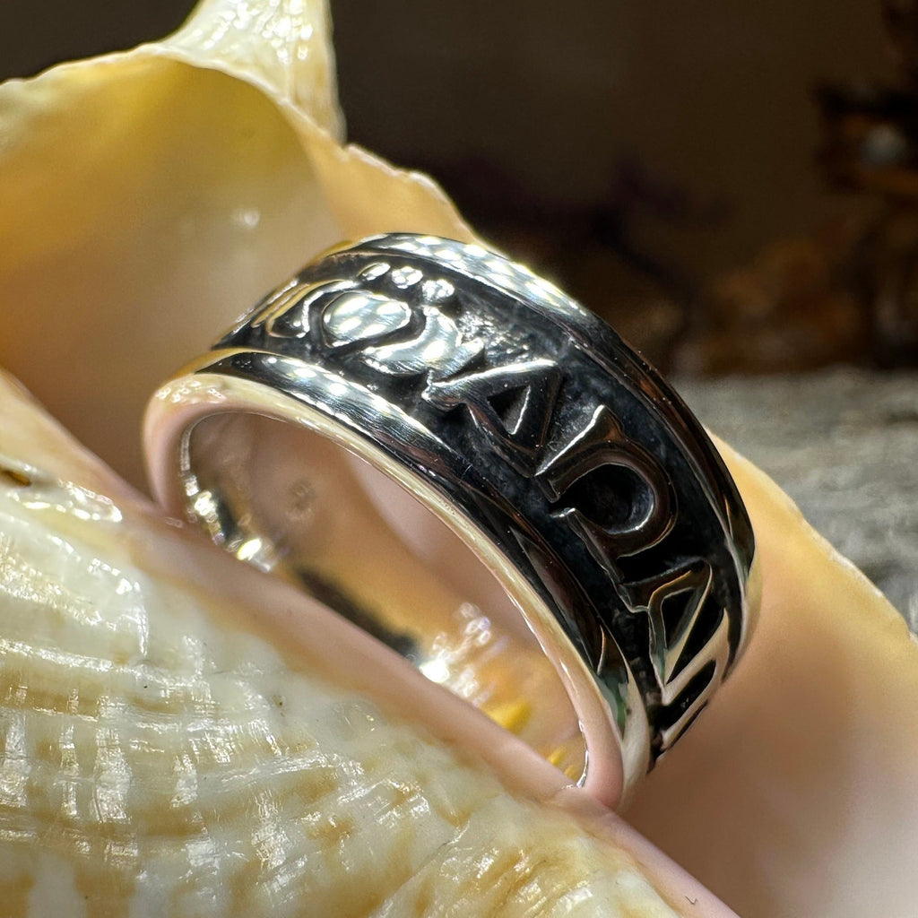 Irish Gaelic Soulmate Ring in Sterling Silver