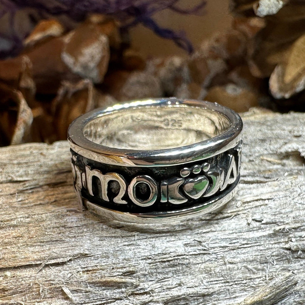 Irish Gaelic Soulmate Ring in Sterling Silver