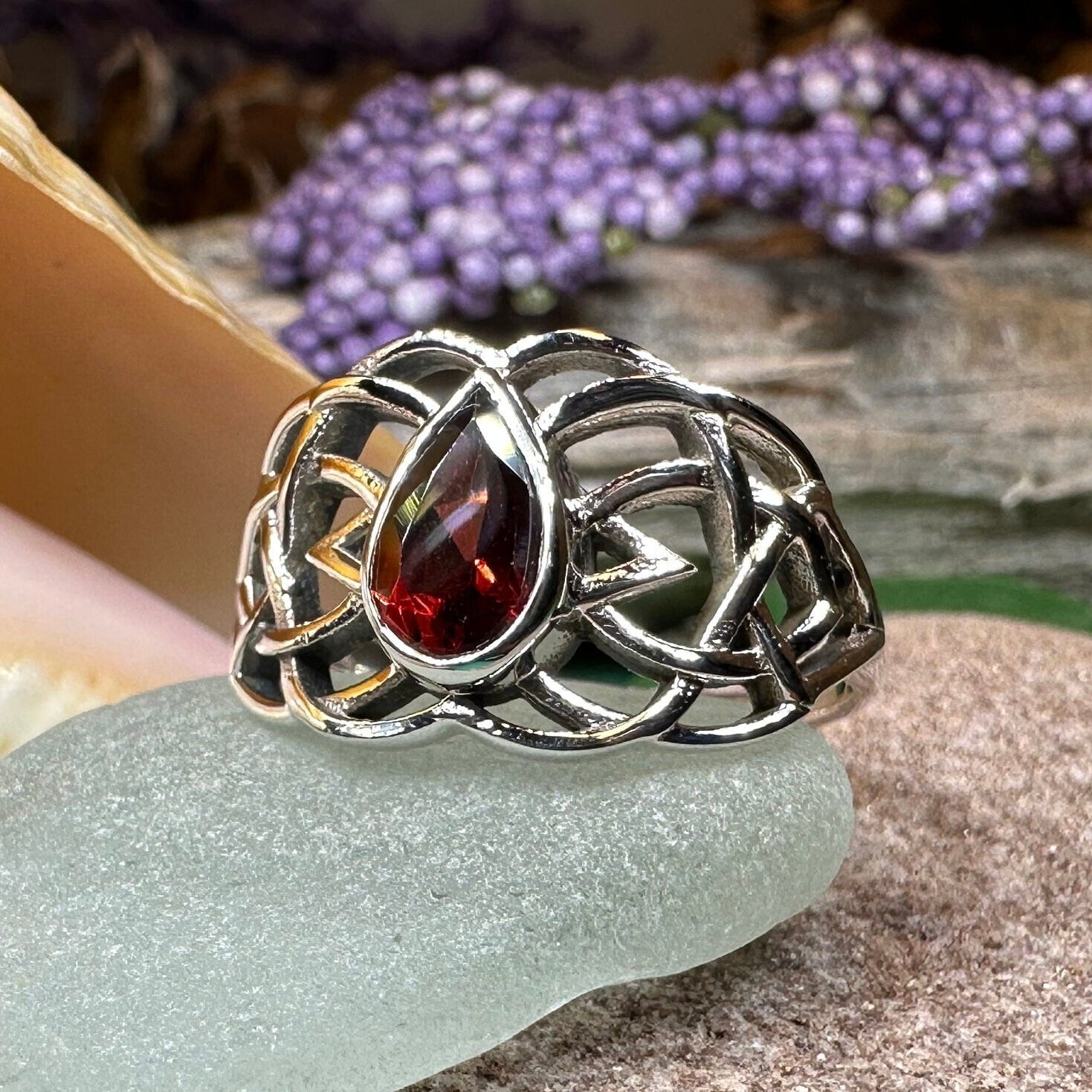 Vanaheim Celtic Knot Ring in Sterling Silver