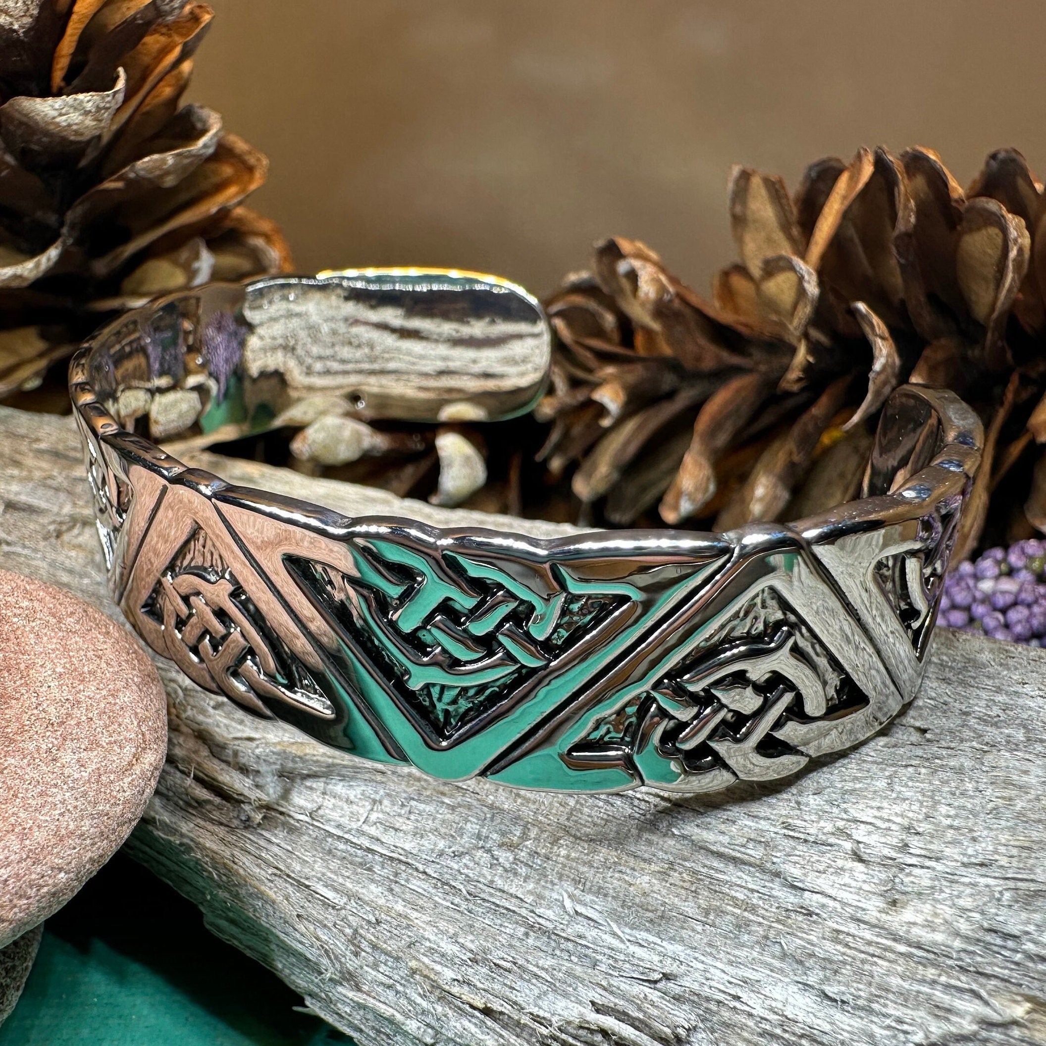 Destiny Celtic Knot Cuff Bracelet
