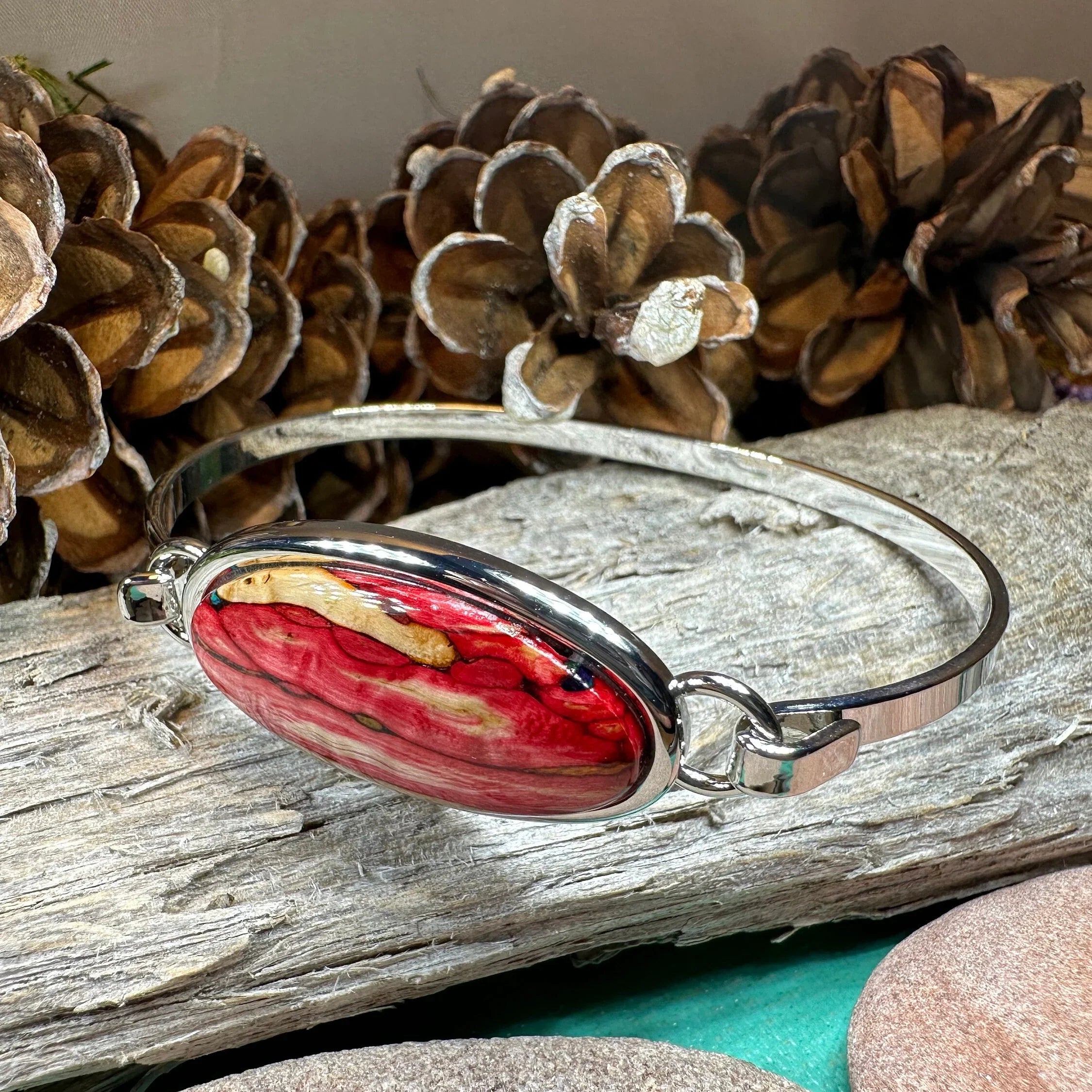 Scottish Heathergems Celtic Bracelet - Handmade in Scotland