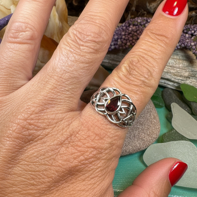 Vanaheim Celtic Knot Ring in Sterling Silver