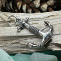 Deep Blue Sea Anchor Necklace