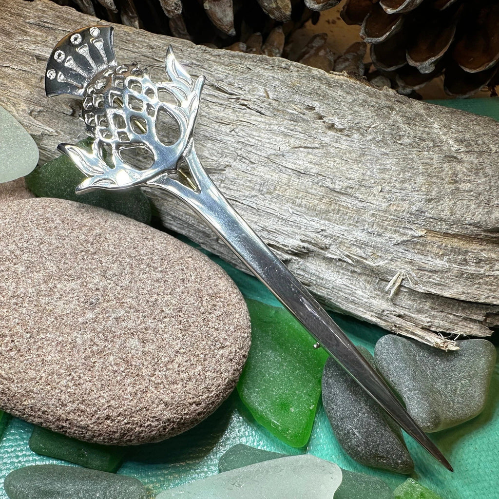 Dalwhinnie Thistle Kilt Pin - Handmade in Scotland