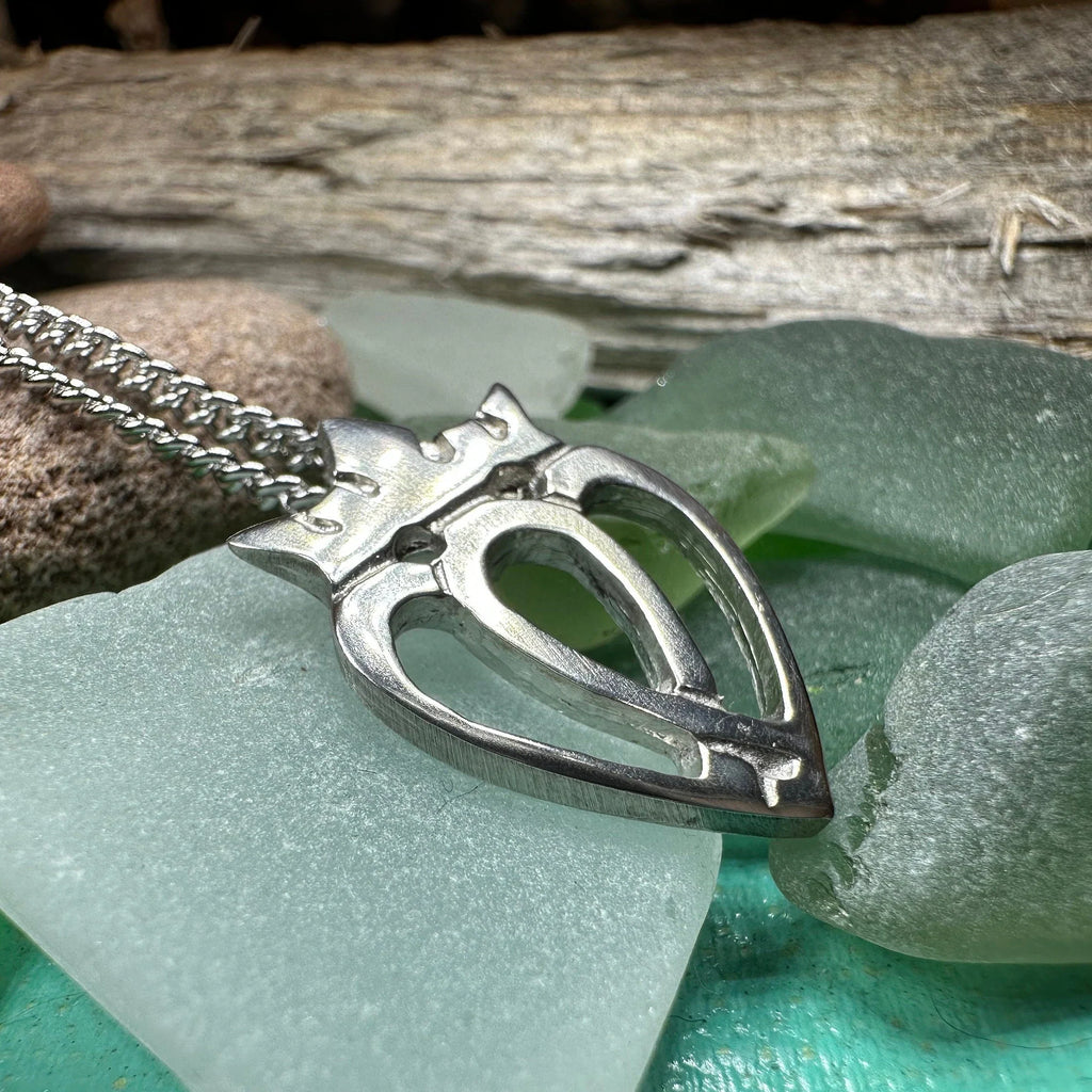 Two Hearts Luckenbooth Necklace - Handmade in Scotland