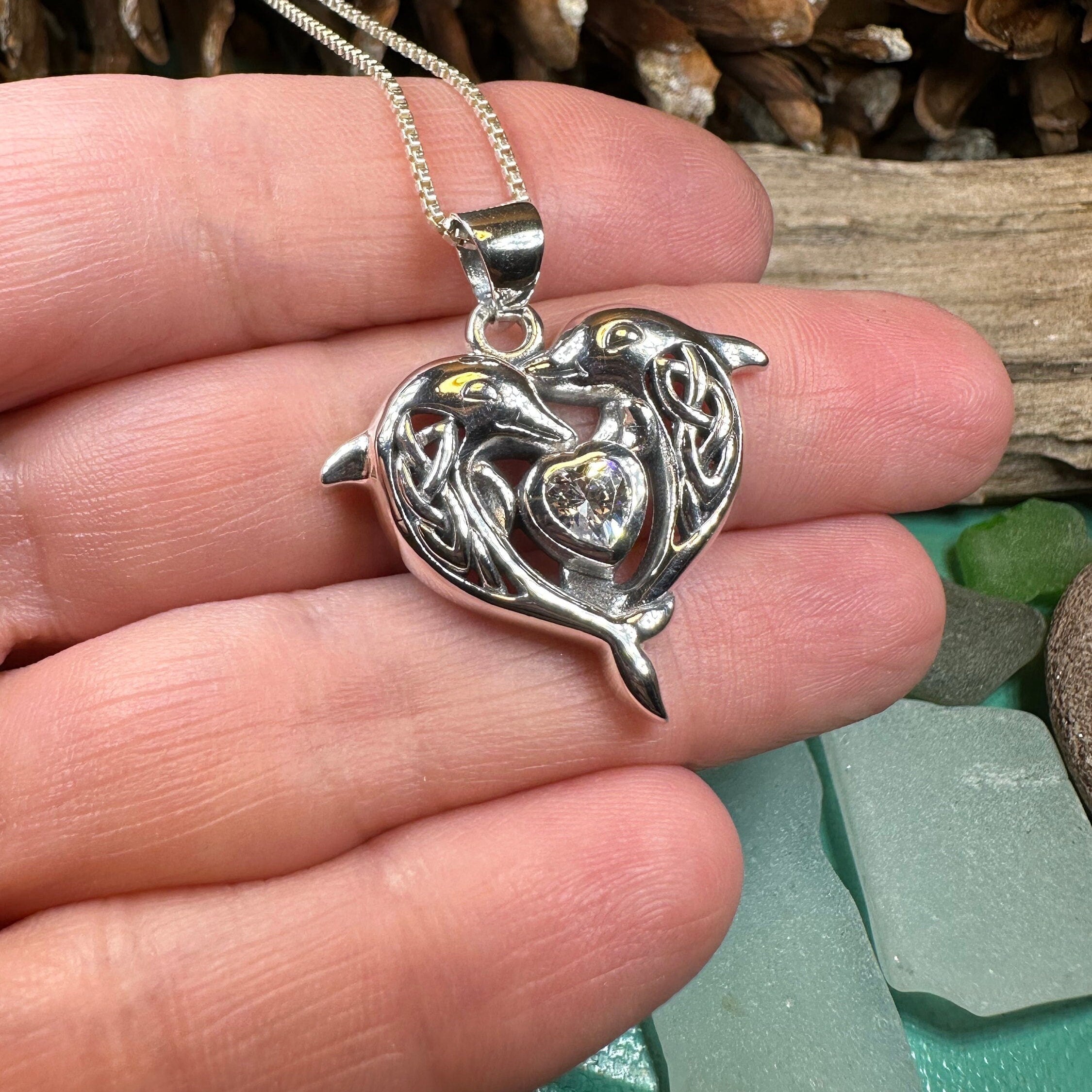 Hebrides Celtic Dolphin Necklace