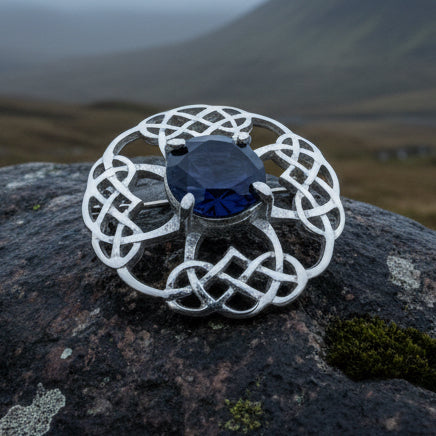 Aurelia Celtic Knot Brooch - Handmade in Scotland