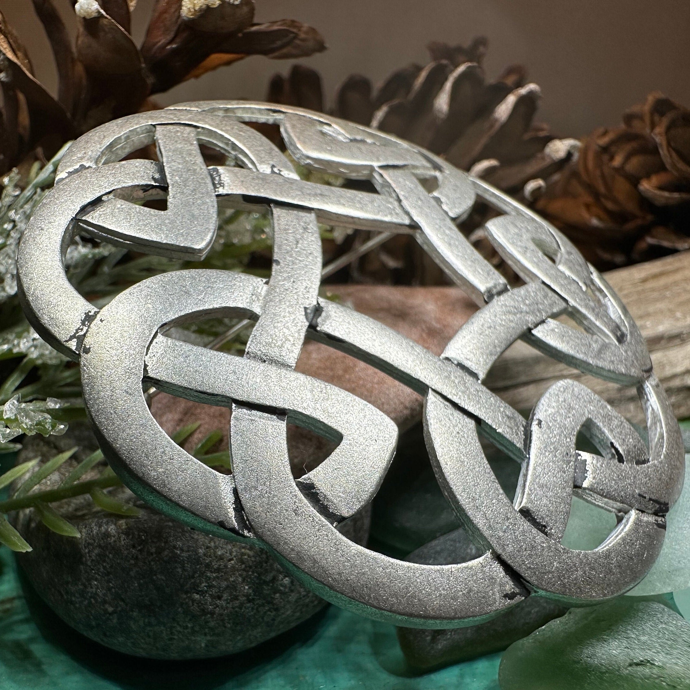 Traditional Celtic Knot Brooch - Handmade in Scotland