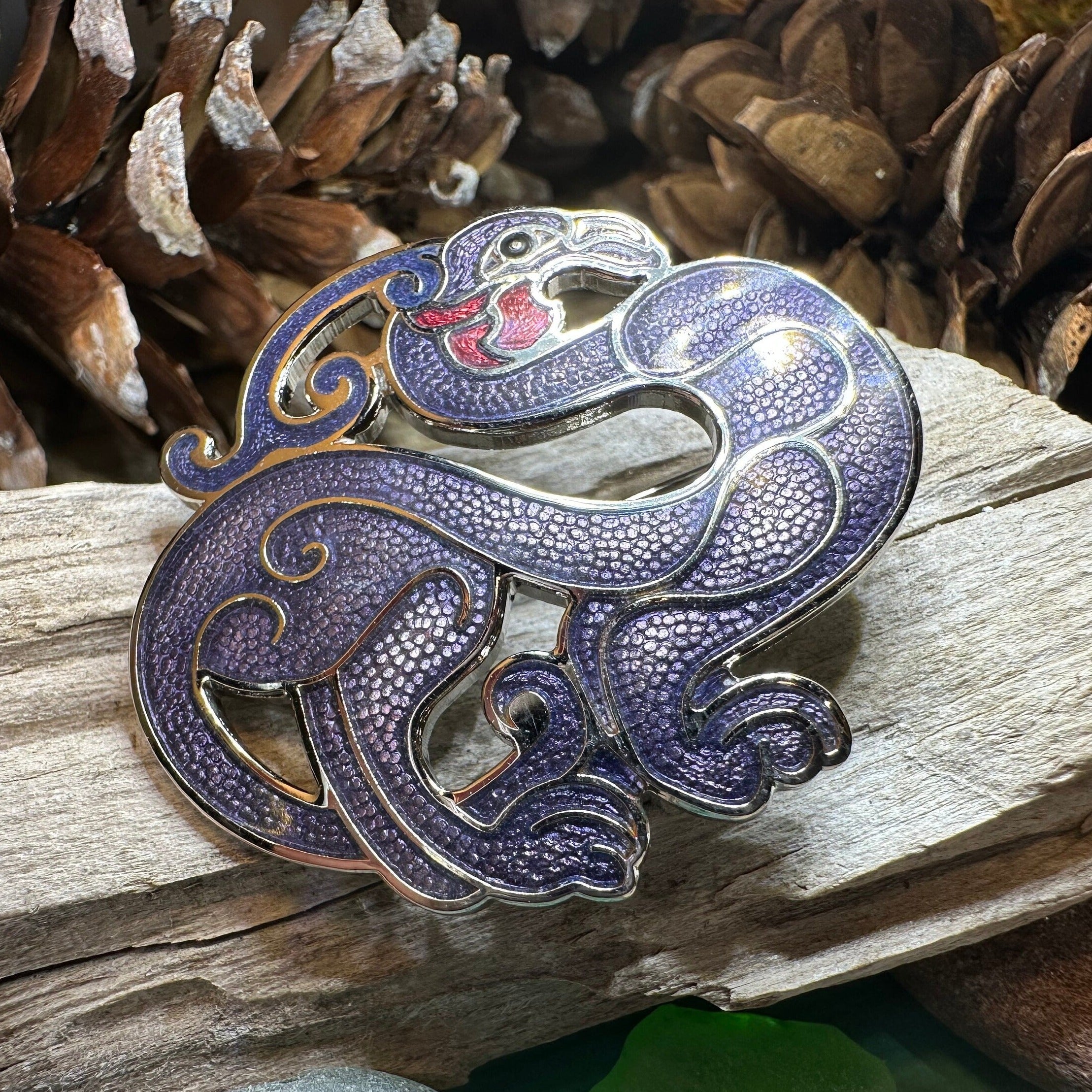Unya Celtic Bird Brooch