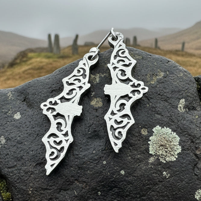 Gothic Bat Dangle Earrings for Women