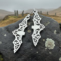 Gothic Bat Dangle Earrings for Women
