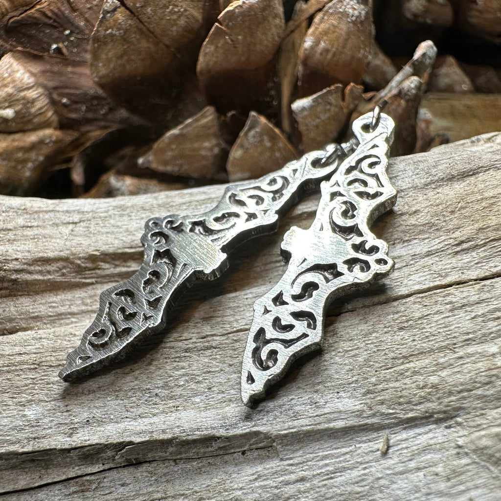 Gothic Bat Dangle Earrings for Women