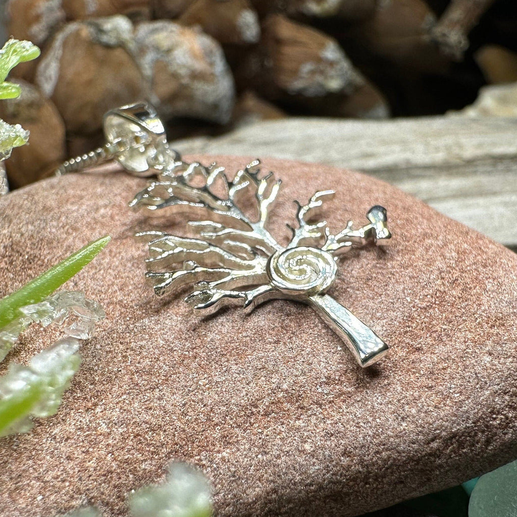 Eternal Spiral Tree of Life Necklace