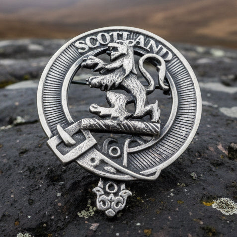 Scottish Lion Brooch - Handmade in Scotland
