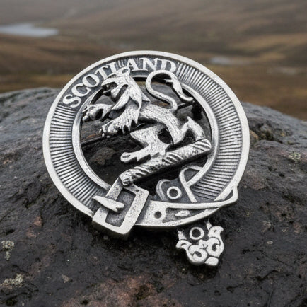 Scottish Lion Brooch - Handmade in Scotland
