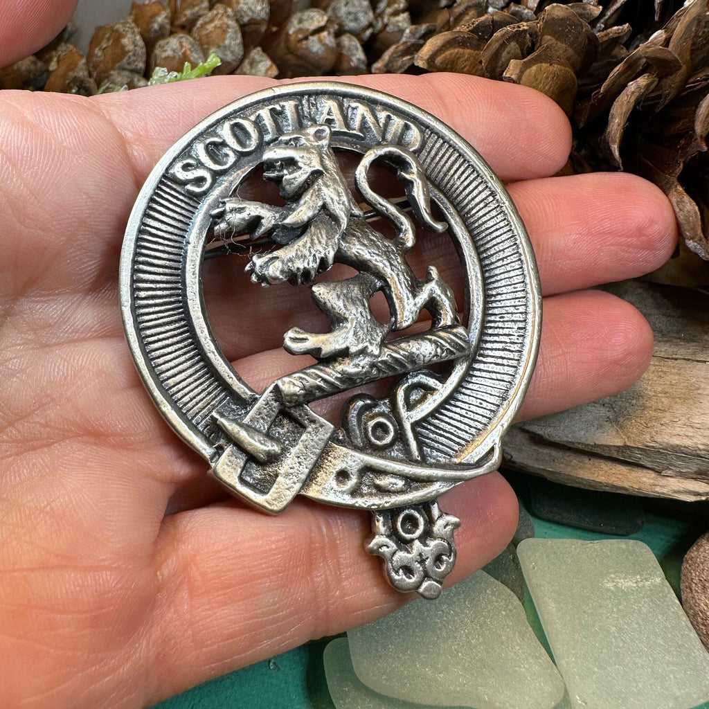 Scottish Lion Brooch - Handmade in Scotland