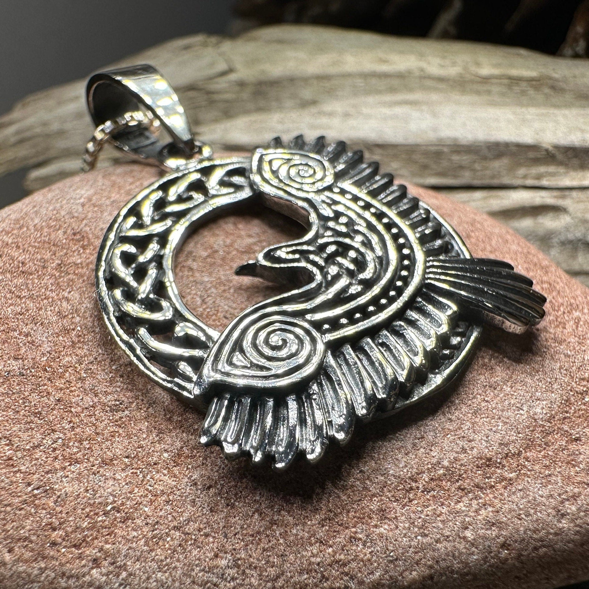 Rivervale Celtic Raven Necklace