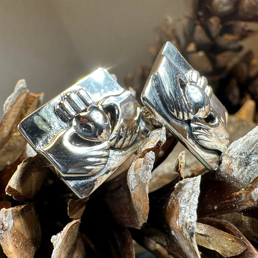 Traditional Claddagh Cufflinks for Men