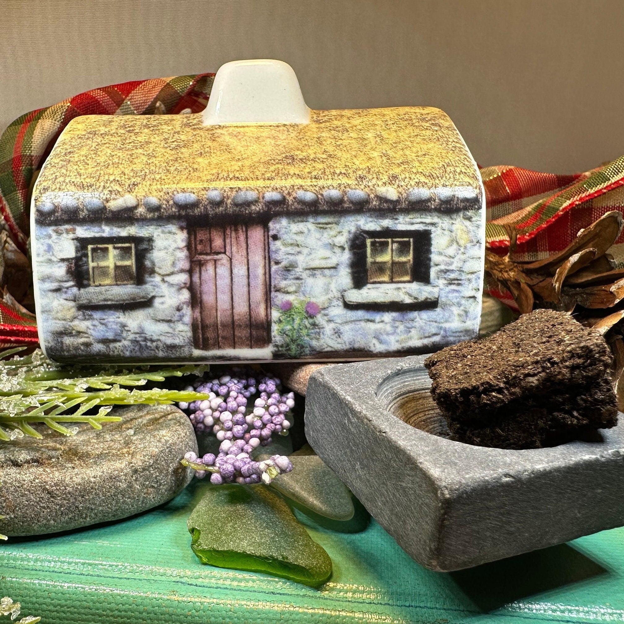 Scottish Cottage Turf Incense Burner