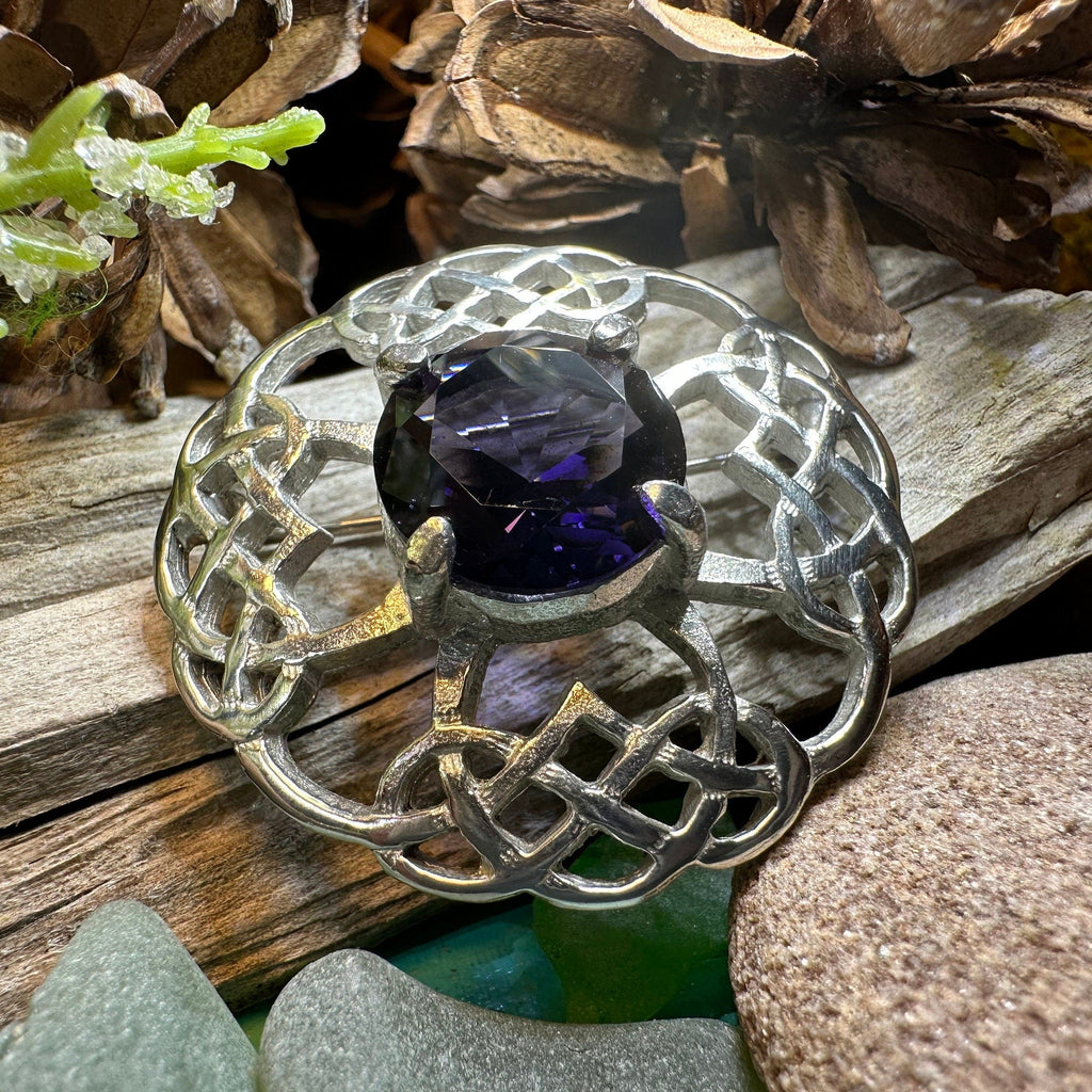 Aurelia Celtic Knot Brooch - Handmade in Scotland