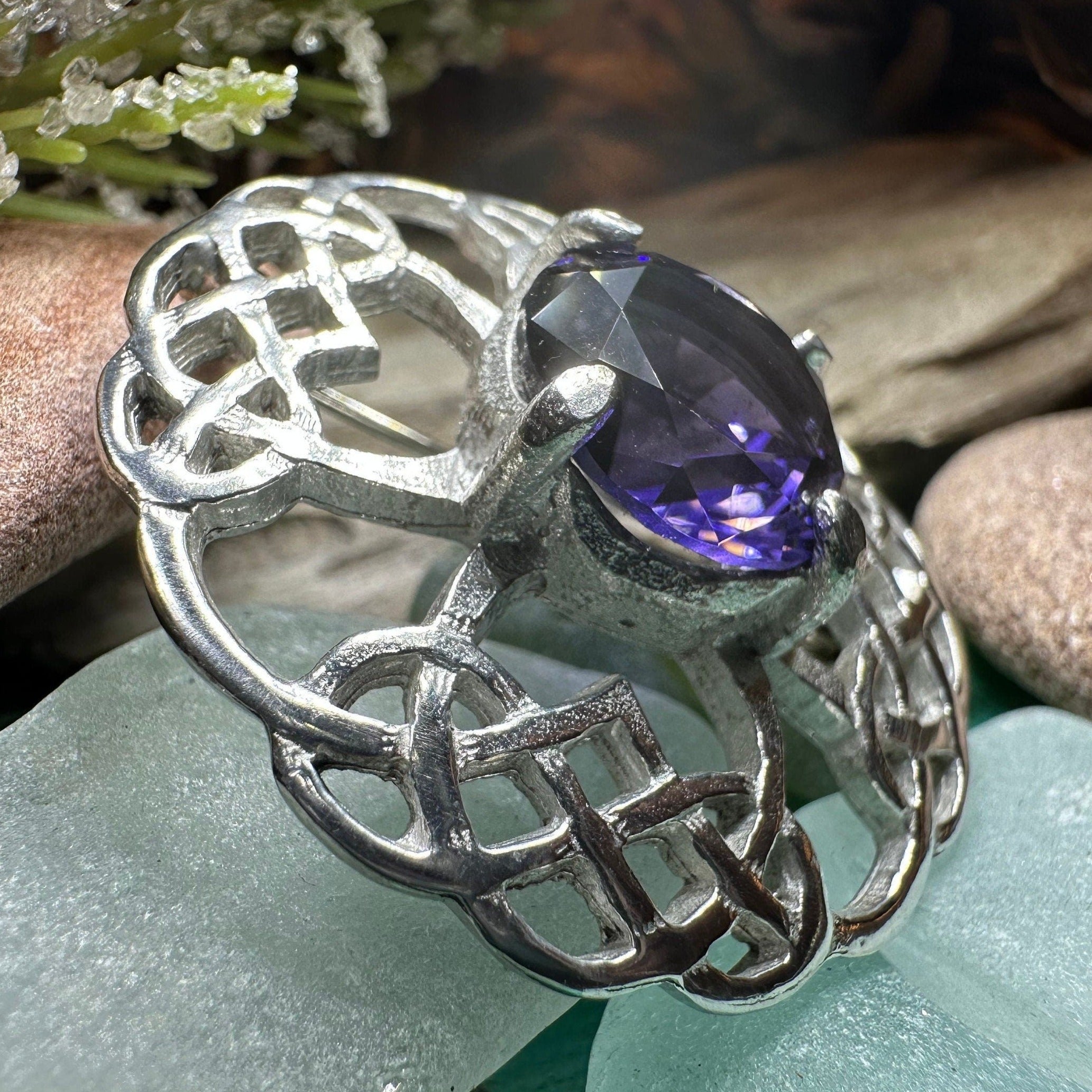 Aurelia Celtic Knot Brooch - Handmade in Scotland