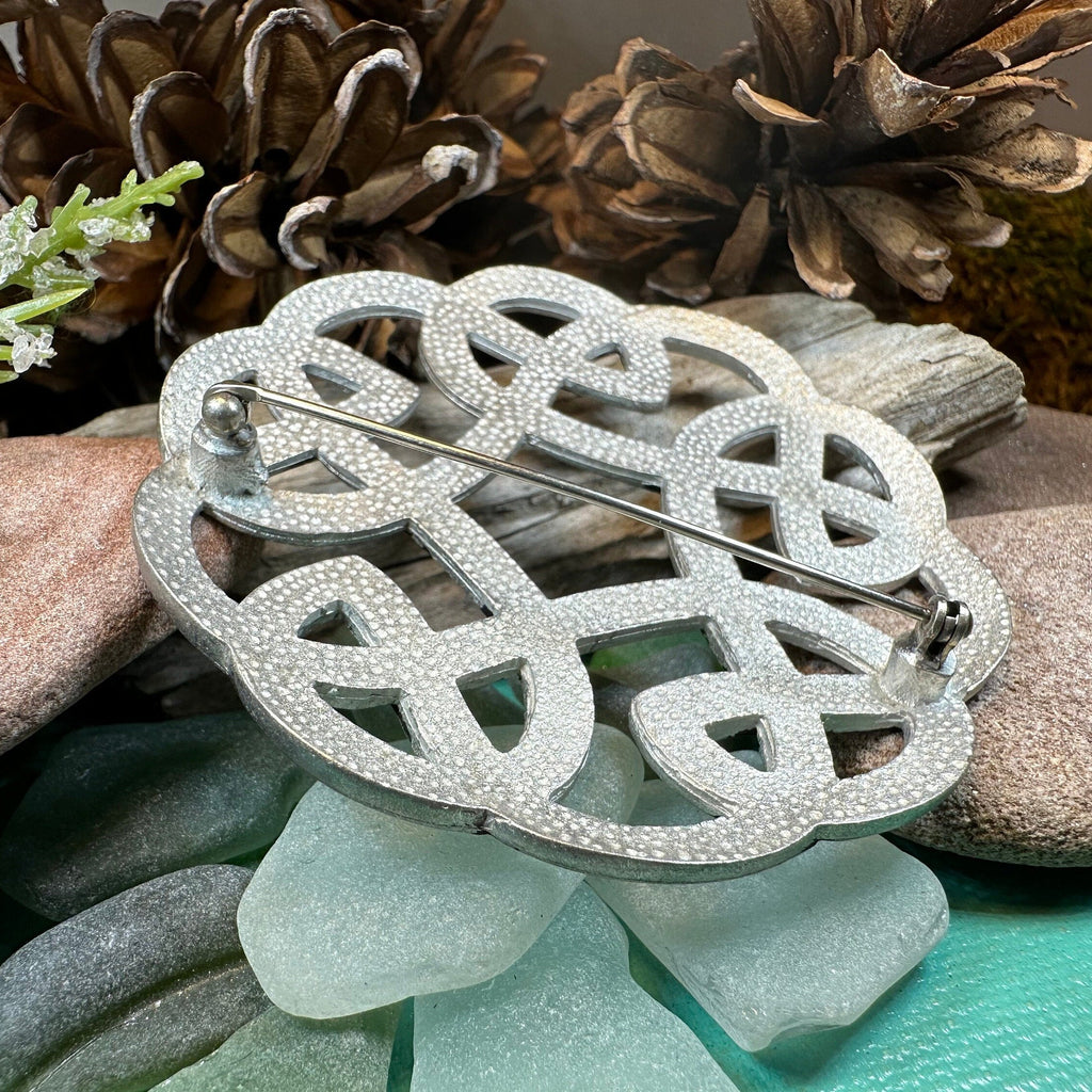 Traditional Celtic Knot Brooch - Handmade in Scotland