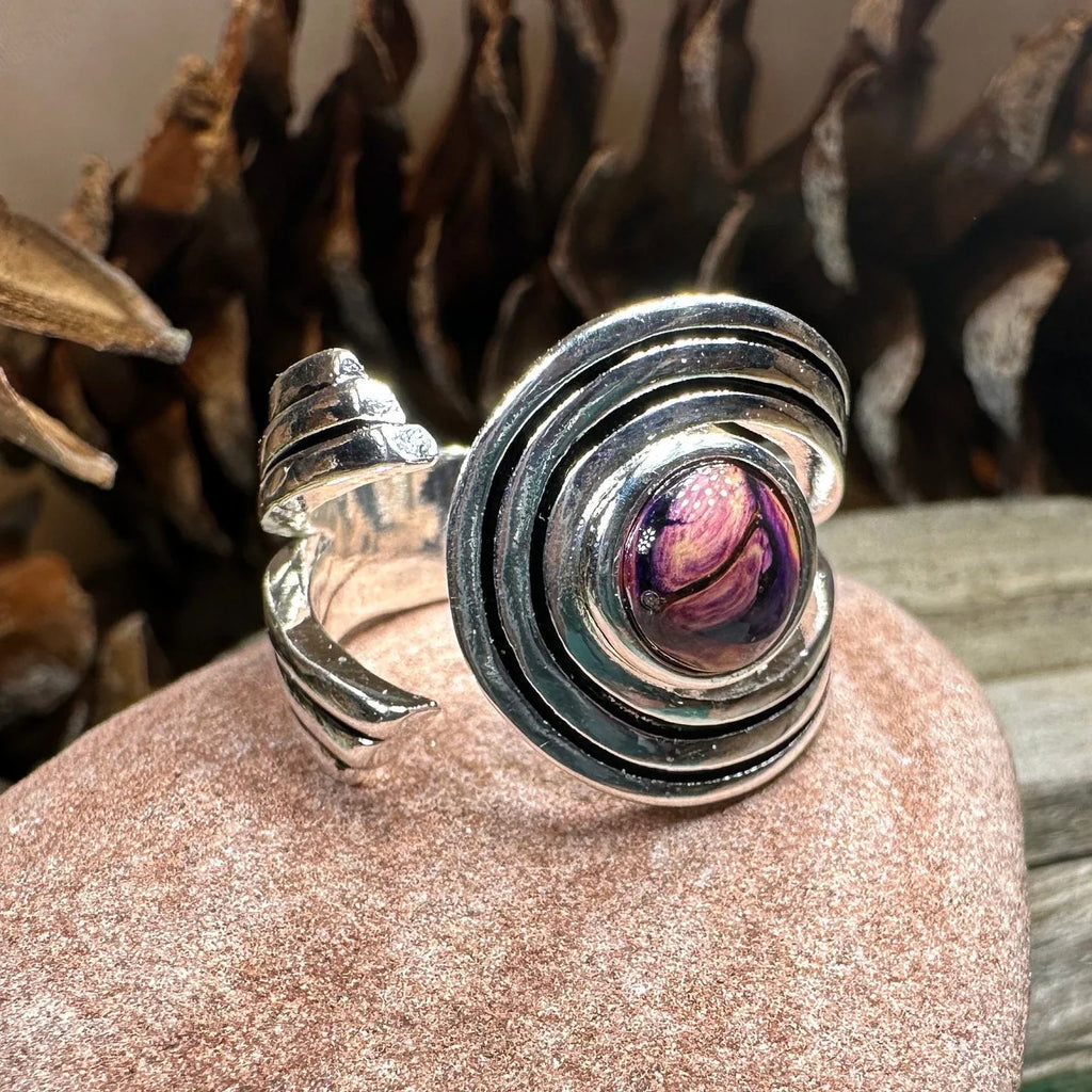 Scottish Heathergems Celtic Wrap Ring - Handmade in Scotland