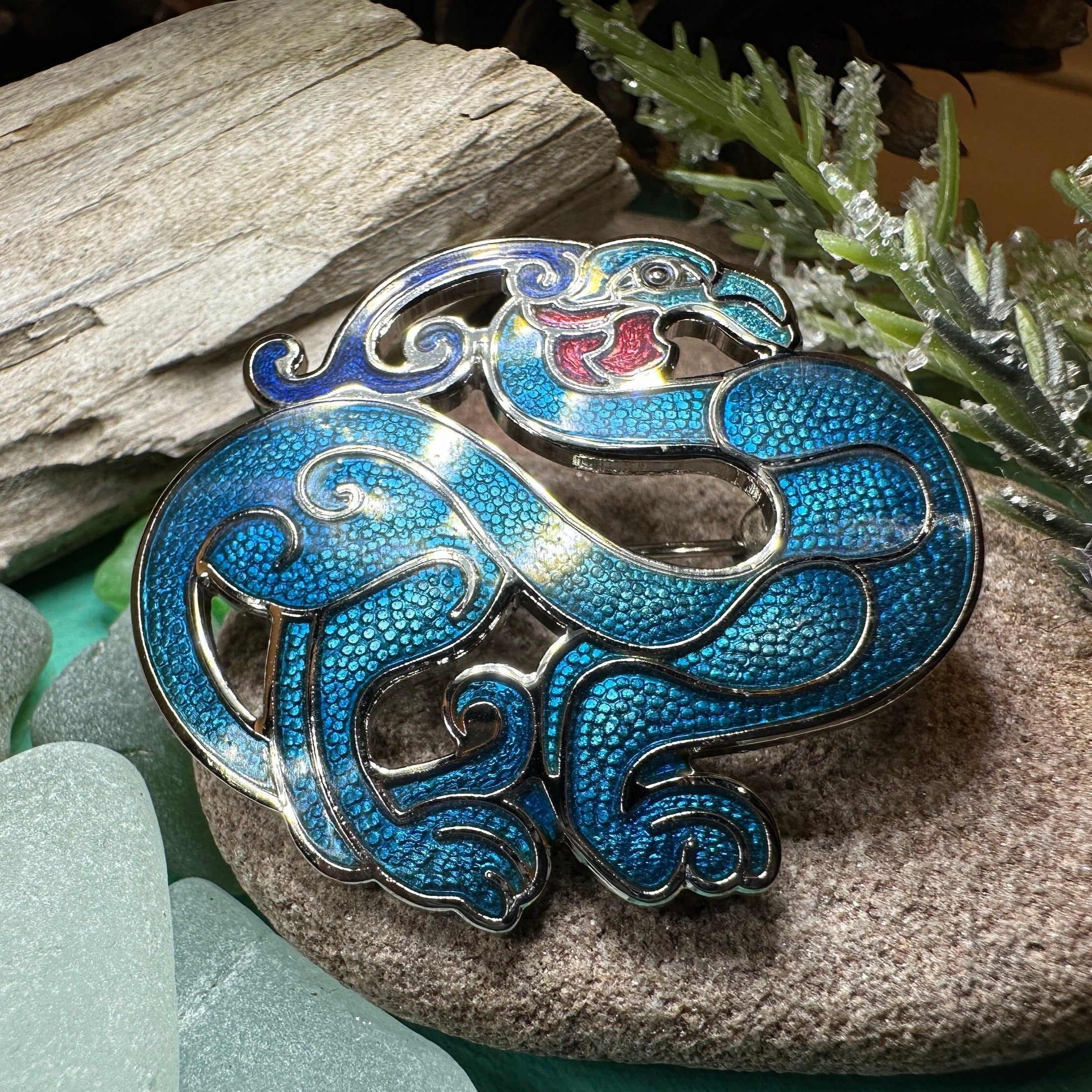 Unya Celtic Bird Brooch