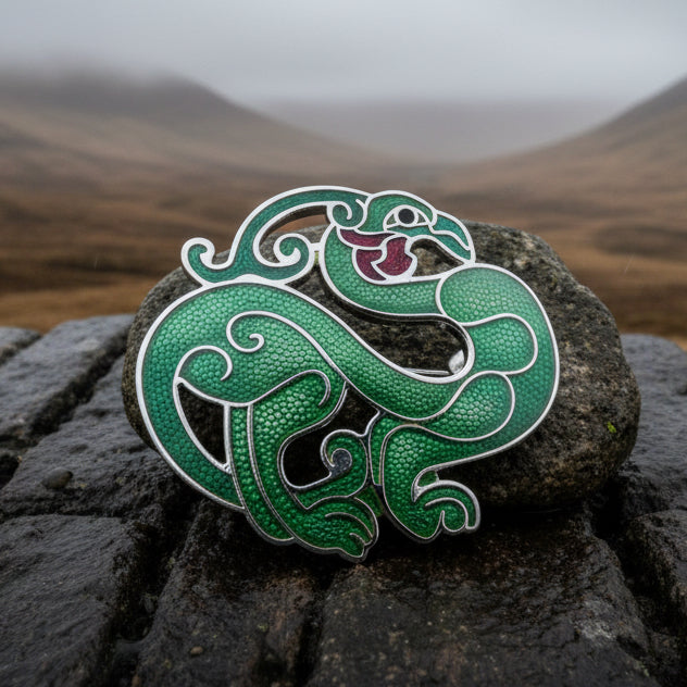 Unya Celtic Bird Brooch