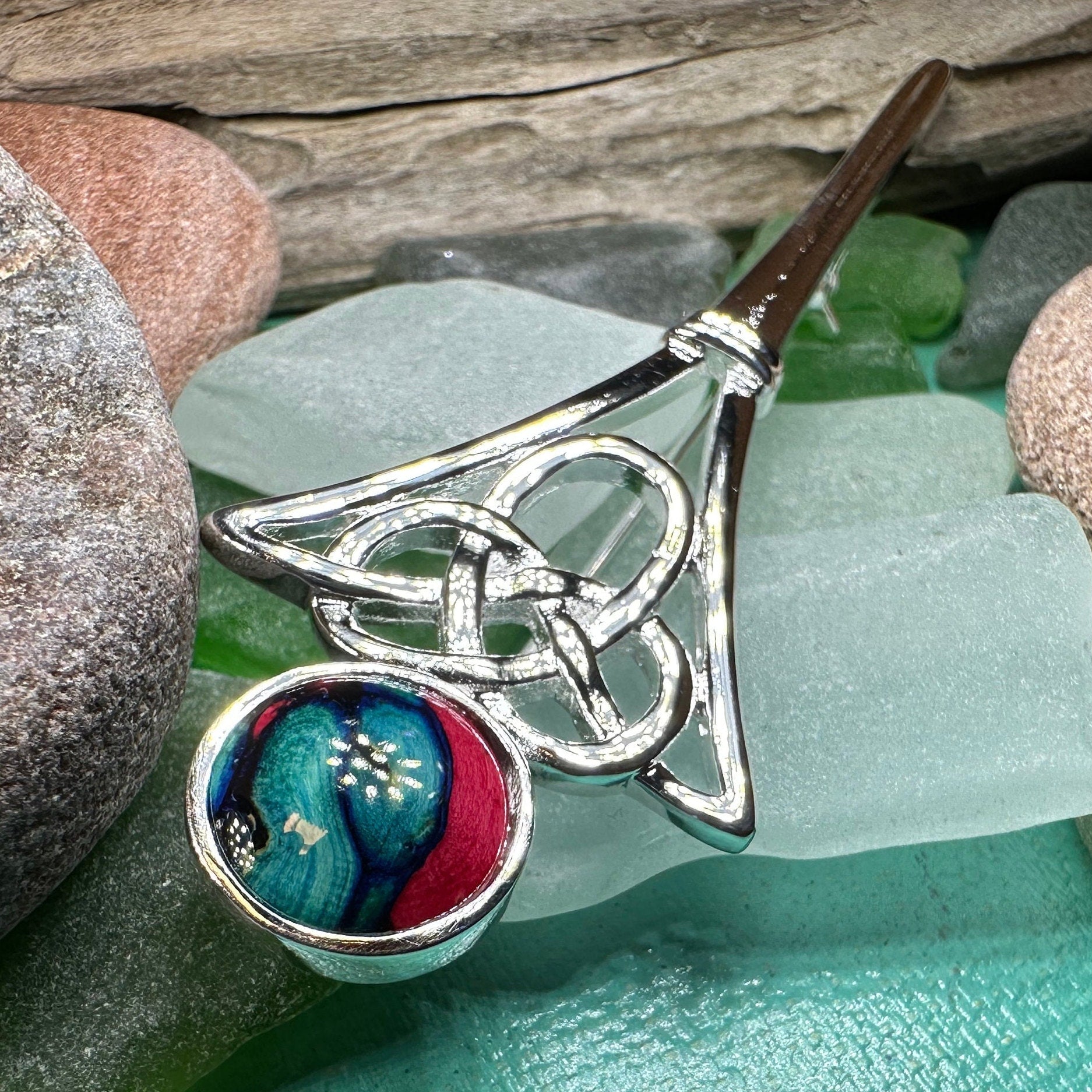Heathergems Celtic Kilt Pin - Handmade in Scotland
