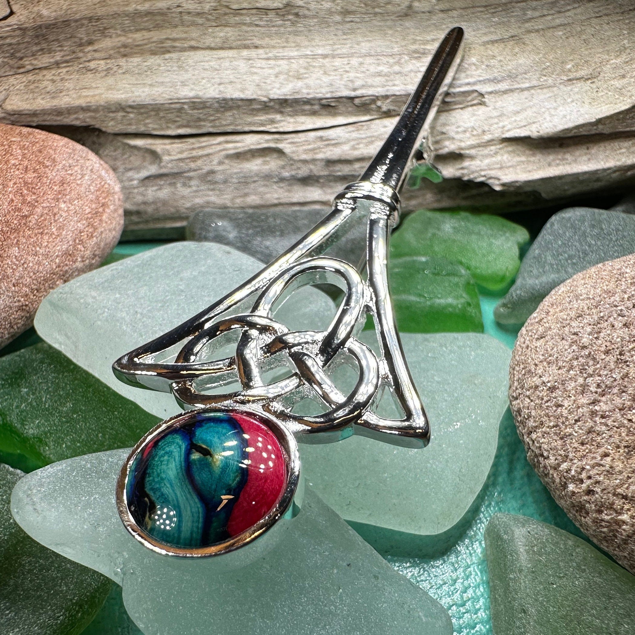 Heathergems Celtic Kilt Pin - Handmade in Scotland