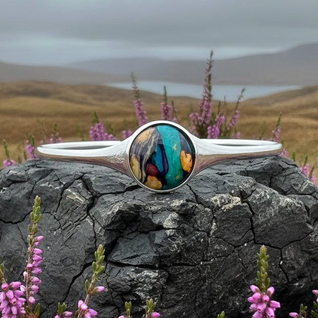 Aurora Heathergems Scotland Bracelet - Handmade in Scotland