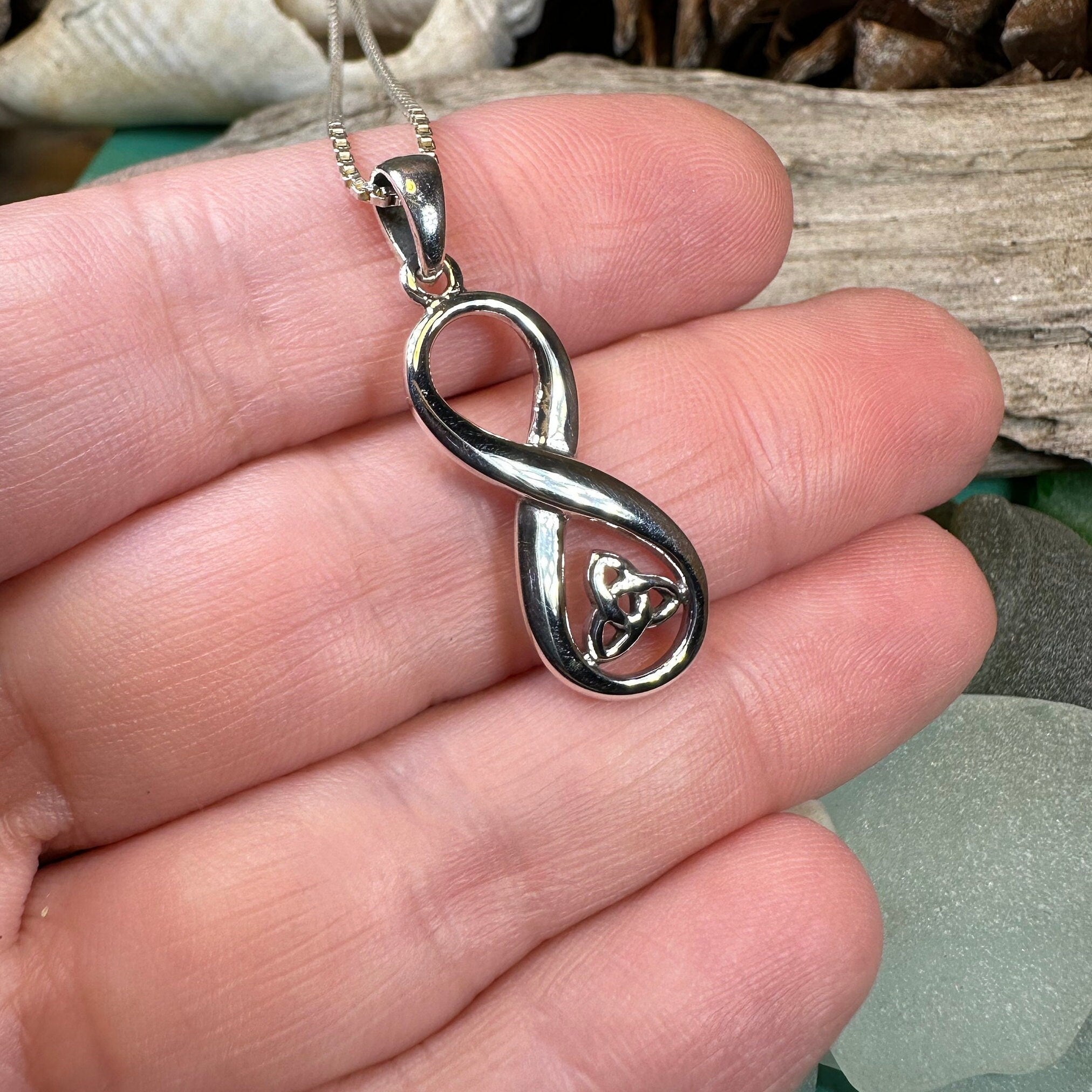 Infinite Love Trinity Knot Necklace