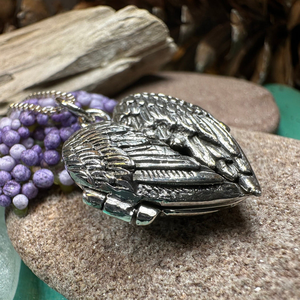 Clarity Angel Wings Locket