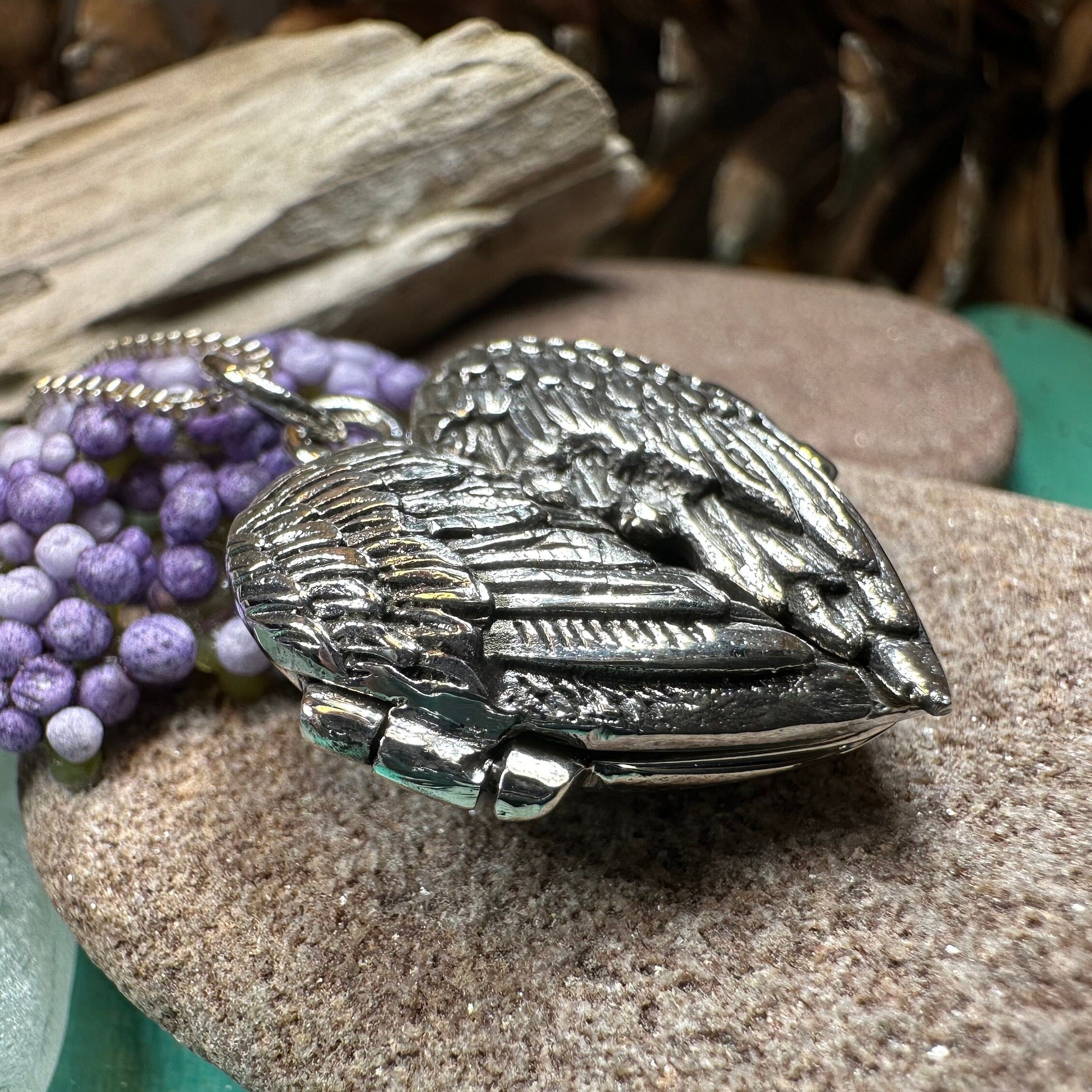 Clarity Angel Wings Locket