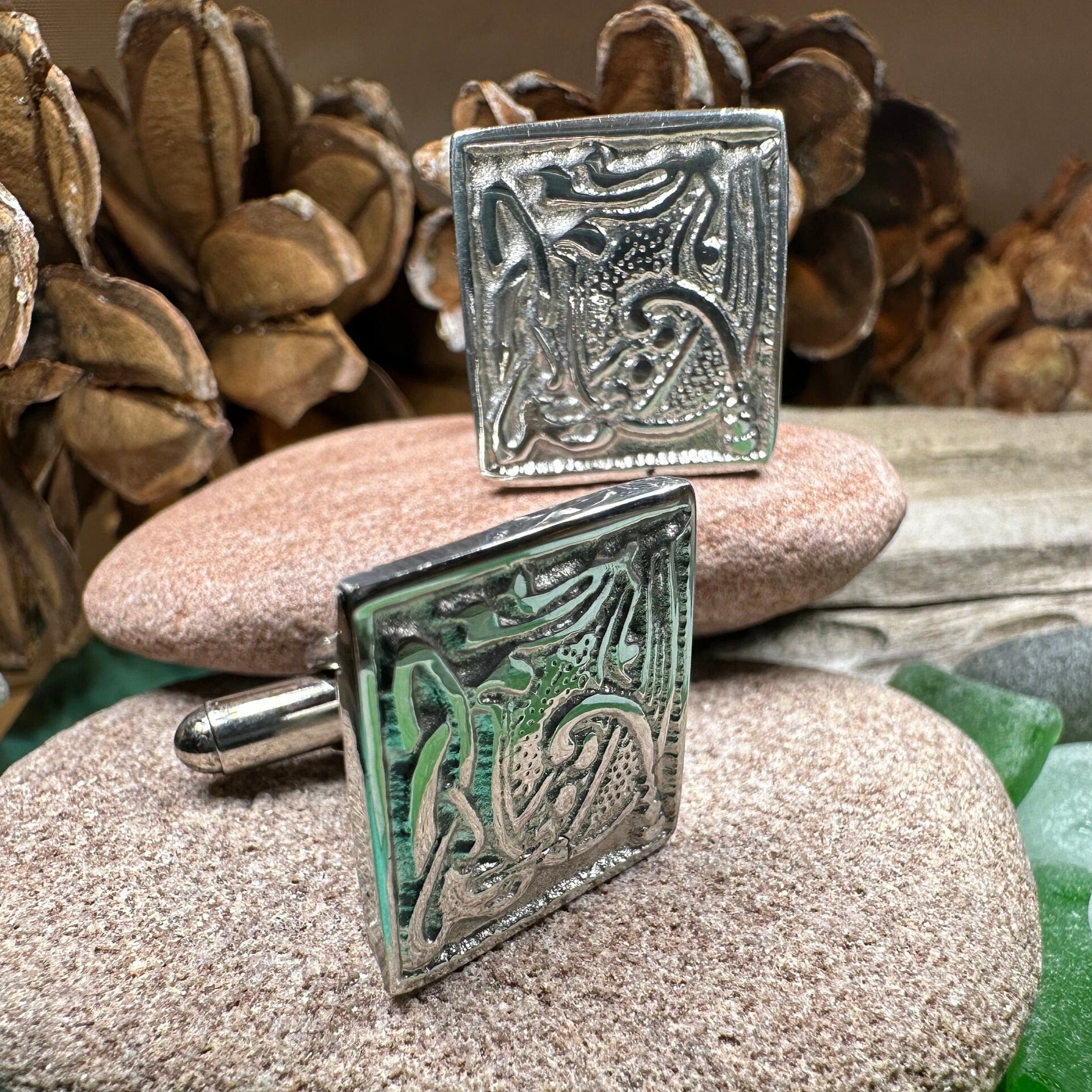 Celtic Book of Kells Cufflinks for Men