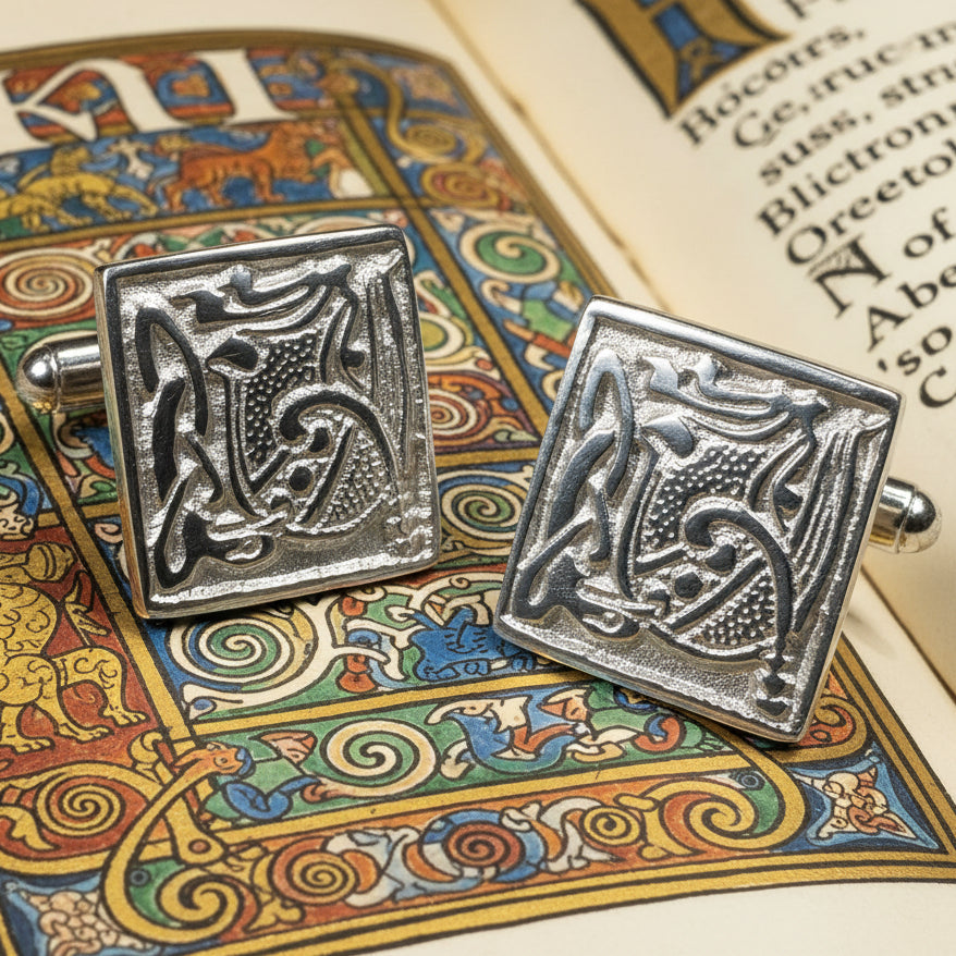 Celtic Book of Kells Cufflinks for Men