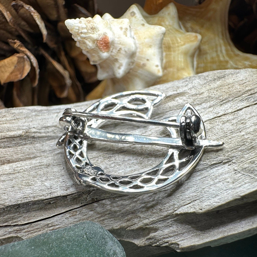 Ivermere Celtic Knot Tara Brooch in Sterling Silver